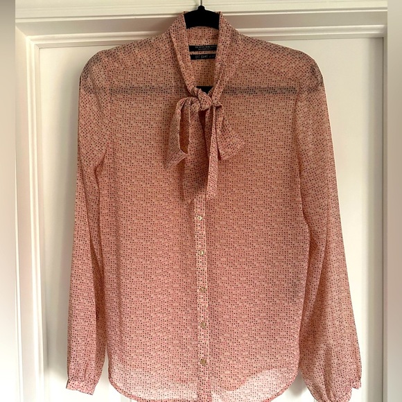 SCOTCH & SODA bow tie blouse - Picture 1 of 5